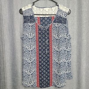 Westport 1962 women's top/blouse sz L vintage look